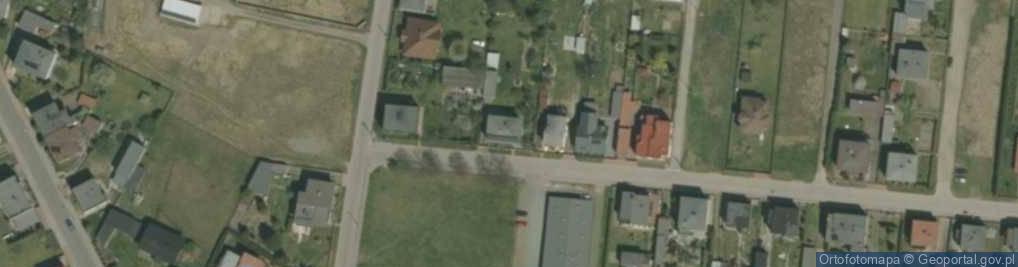 Zdjęcie satelitarne Gwoździa ul.