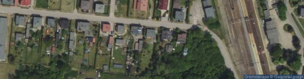 Zdjęcie satelitarne Gwoździa ul.