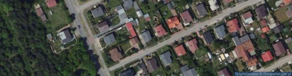 Zdjęcie satelitarne Gwiezdna ul.
