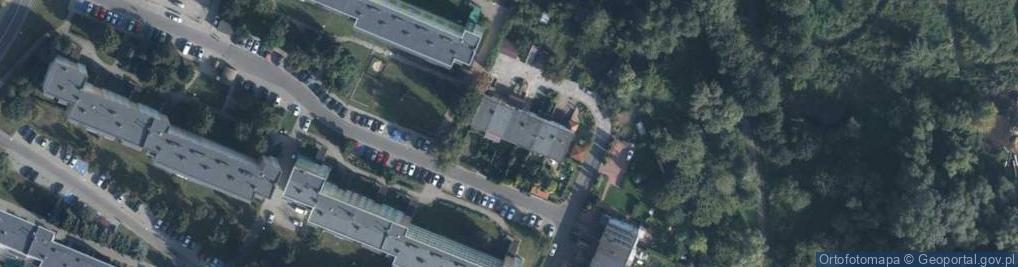 Zdjęcie satelitarne Gwarków ul.