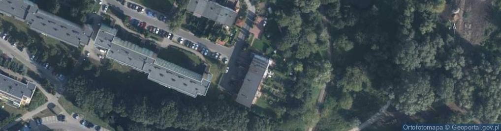 Zdjęcie satelitarne Gwarków ul.