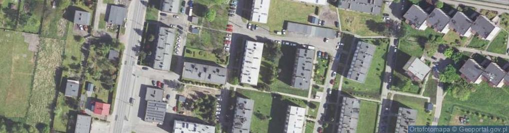Zdjęcie satelitarne Gwarków ul.