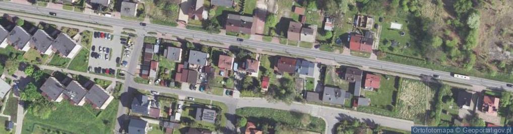 Zdjęcie satelitarne Gwarków ul.