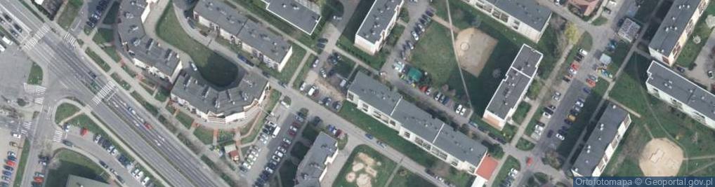 Zdjęcie satelitarne Gwarków ul.