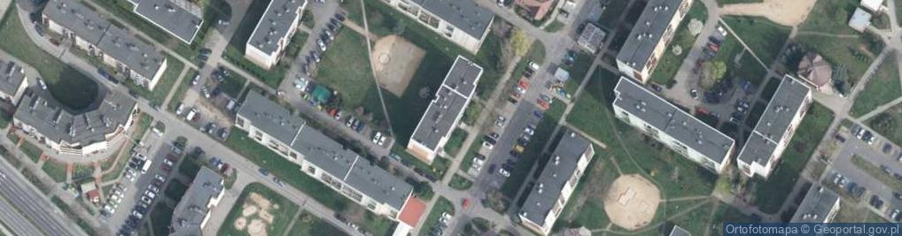 Zdjęcie satelitarne Gwarków ul.