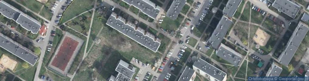 Zdjęcie satelitarne Gwarków ul.