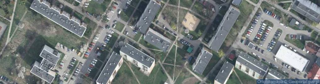 Zdjęcie satelitarne Gwarków ul.