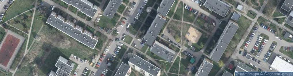Zdjęcie satelitarne Gwarków ul.