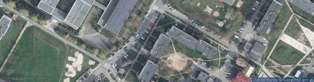 Zdjęcie satelitarne Gwarków ul.