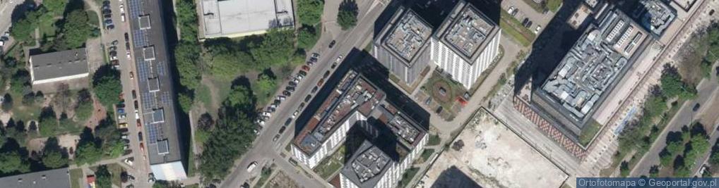 Zdjęcie satelitarne Gwiaździsta ul.