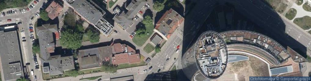 Zdjęcie satelitarne Gwiaździsta ul.