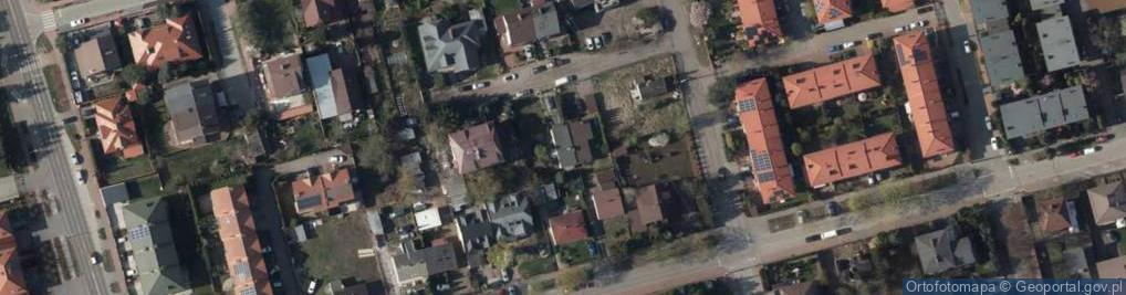 Zdjęcie satelitarne Gwiaździsta ul.