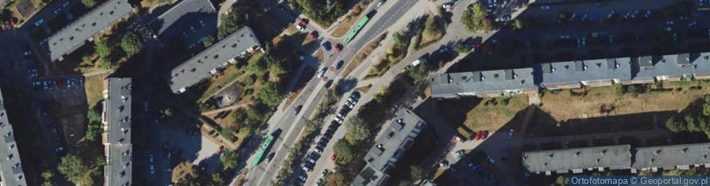 Zdjęcie satelitarne Hallera Józefa, gen. ul.