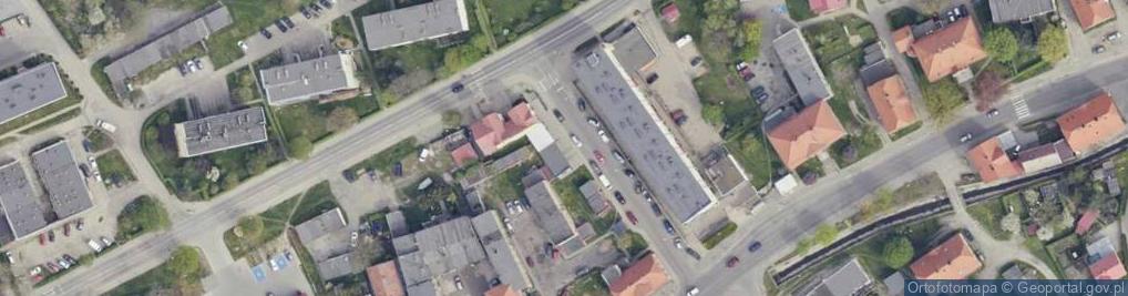 Zdjęcie satelitarne Handlowa ul.