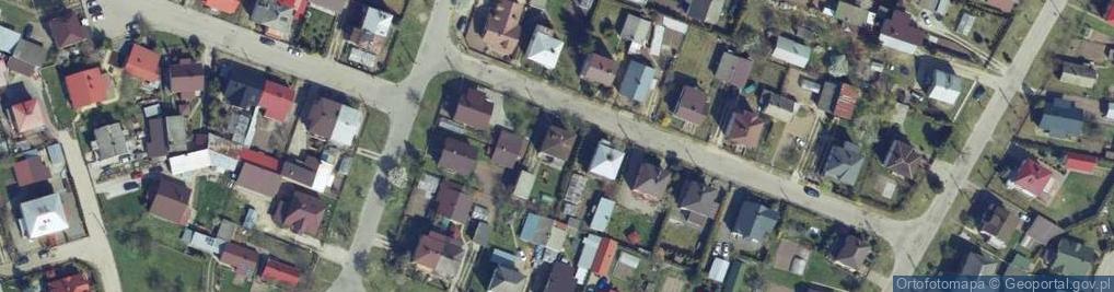 Zdjęcie satelitarne Harcerska ul.