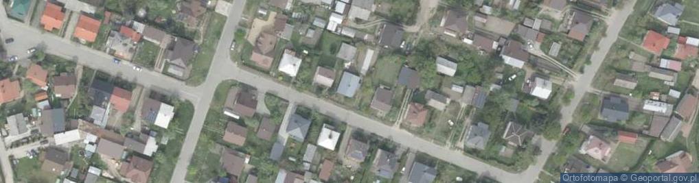 Zdjęcie satelitarne Harcerska ul.