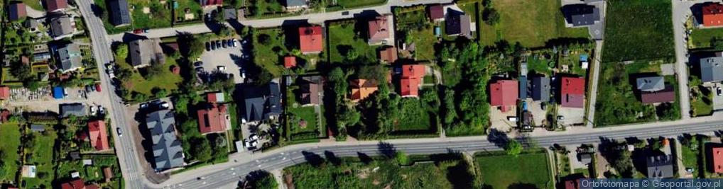 Zdjęcie satelitarne Hałcnowska ul.