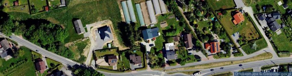 Zdjęcie satelitarne Hałcnowska ul.