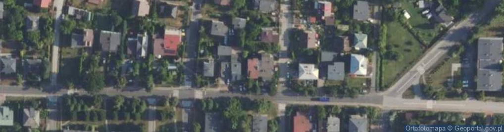 Zdjęcie satelitarne Harcerska ul.
