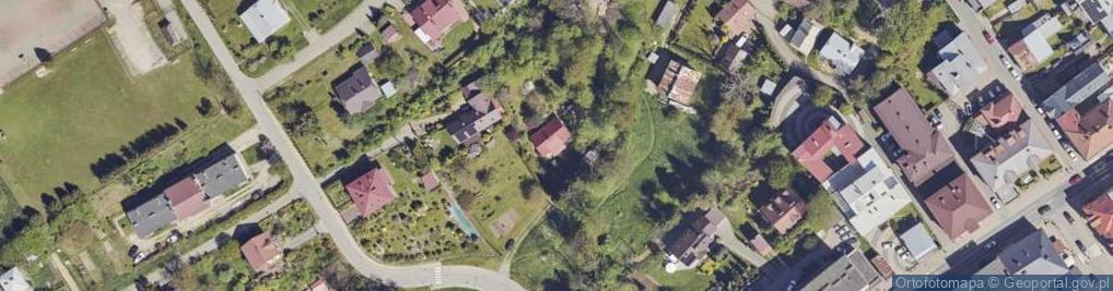 Zdjęcie satelitarne Harcerska ul.