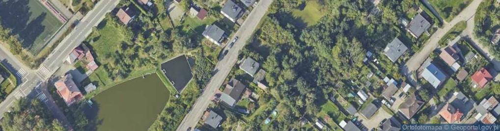 Zdjęcie satelitarne Harcerska ul.