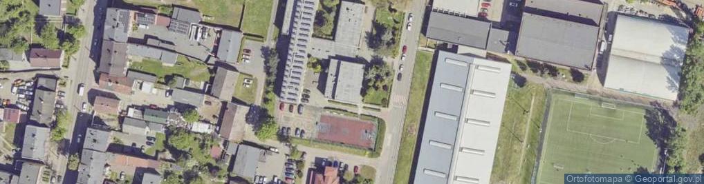 Zdjęcie satelitarne Harcerska ul.
