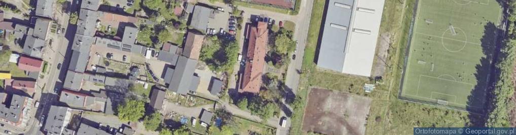 Zdjęcie satelitarne Harcerska ul.