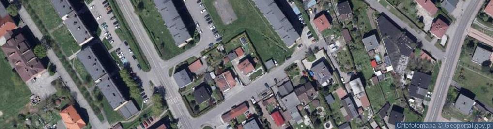 Zdjęcie satelitarne Hanuska, ks. ul.