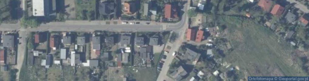 Zdjęcie satelitarne Harcerska ul.