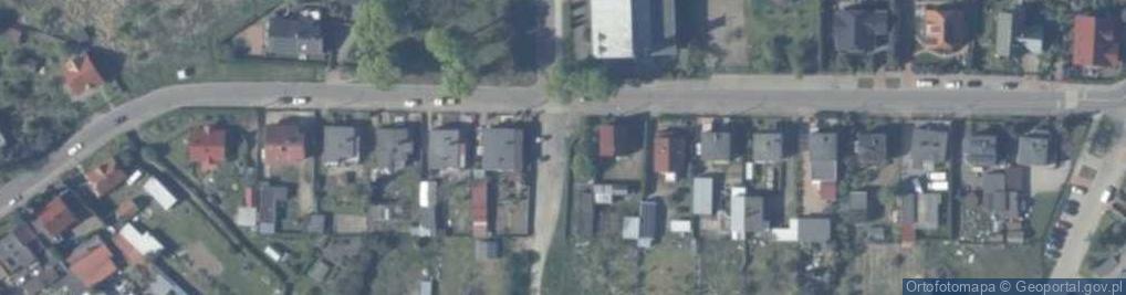 Zdjęcie satelitarne Harcerska ul.