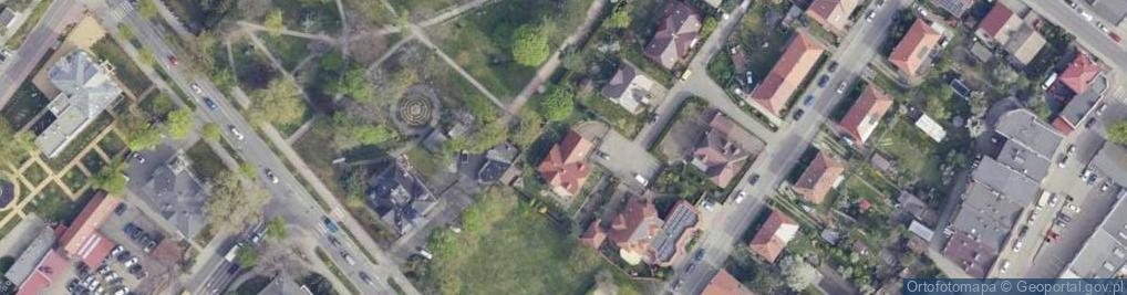 Zdjęcie satelitarne Harcerska ul.