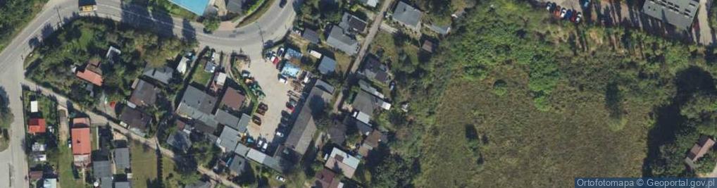 Zdjęcie satelitarne Halicka ul.