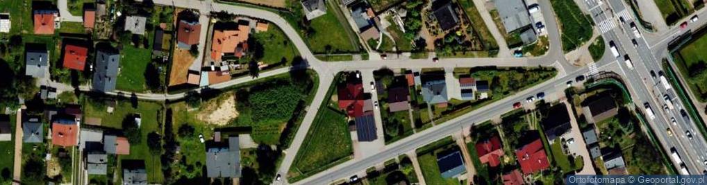 Zdjęcie satelitarne Handlowa ul.