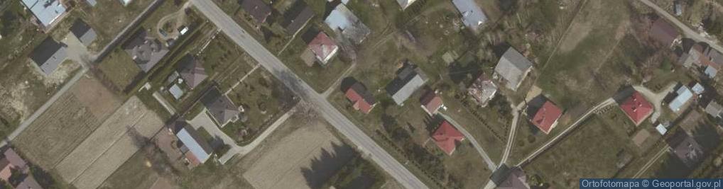 Zdjęcie satelitarne Haczów ul.