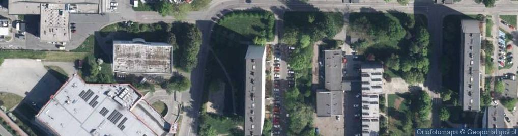 Zdjęcie satelitarne Harcerska ul.
