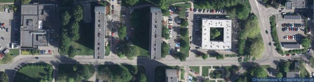 Zdjęcie satelitarne Harcerska ul.
