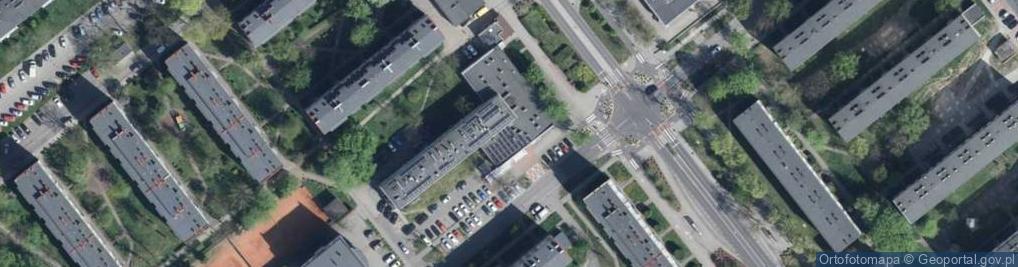 Zdjęcie satelitarne Harcerska ul.