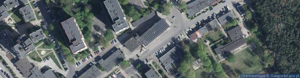 Zdjęcie satelitarne Harcerska ul.