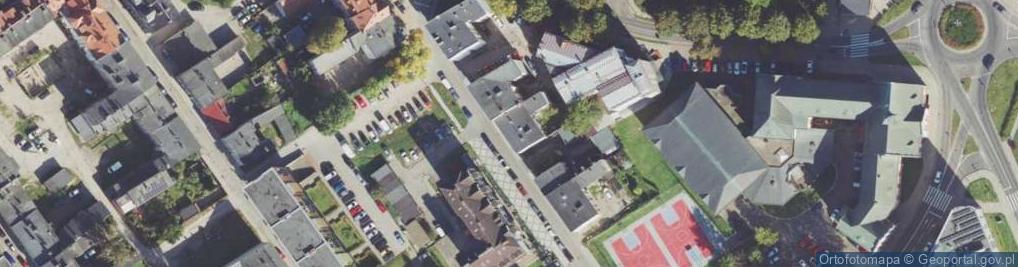 Zdjęcie satelitarne Harcerska ul.
