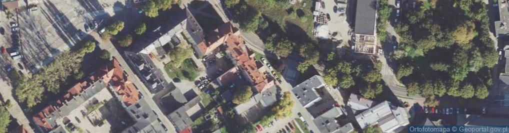 Zdjęcie satelitarne Harcerska ul.