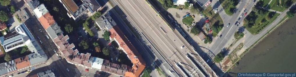 Zdjęcie satelitarne Halicka ul.