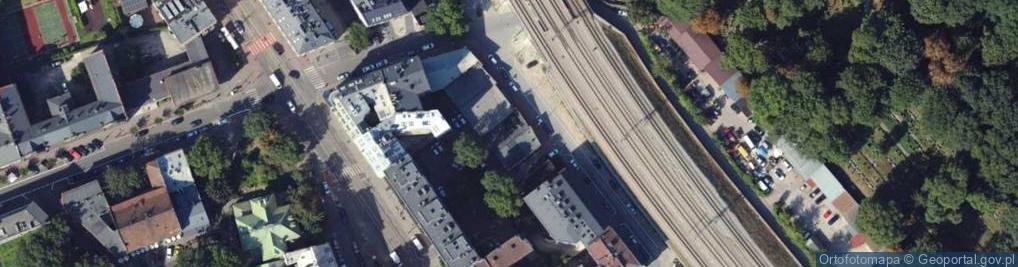 Zdjęcie satelitarne Halicka ul.