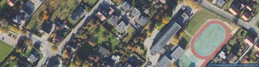 Zdjęcie satelitarne Harcerska ul.