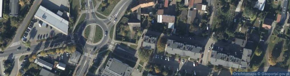 Zdjęcie satelitarne Harcerska ul.