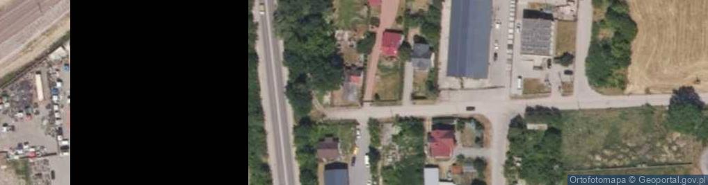Zdjęcie satelitarne Harcerska ul.