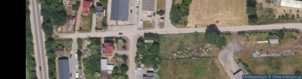 Zdjęcie satelitarne Harcerska ul.