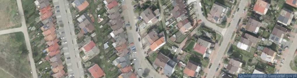 Zdjęcie satelitarne Harcerska ul.