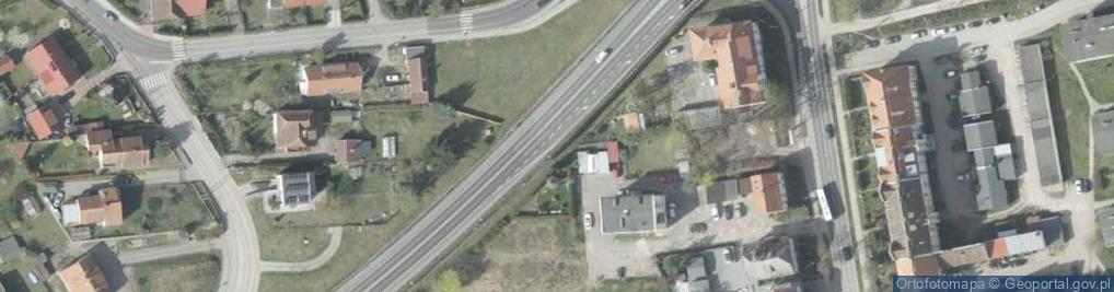 Zdjęcie satelitarne Harcerska ul.
