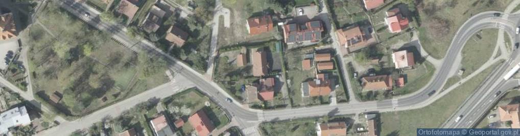 Zdjęcie satelitarne Harcerska ul.