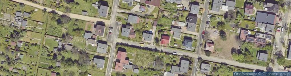 Zdjęcie satelitarne Harcerska ul.